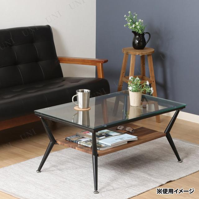 取寄品】【直送品】 クレア ガラスリビングテーブル 幅80cm