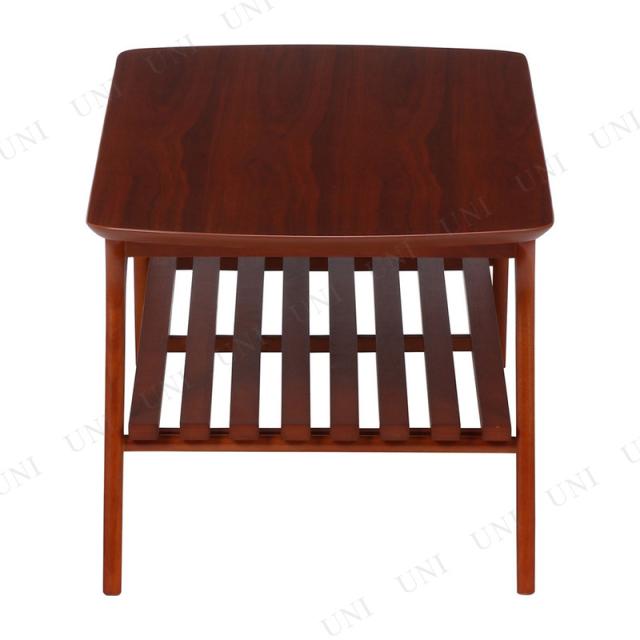 引出し付きセンターテーブル ブラウン 【 コーヒーテーブル 木製