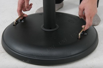 [2点セット] パラソルベース 22kgs TH22-B パラソルスタンド エクステリア 取っ手付き 持ち運び便利_2