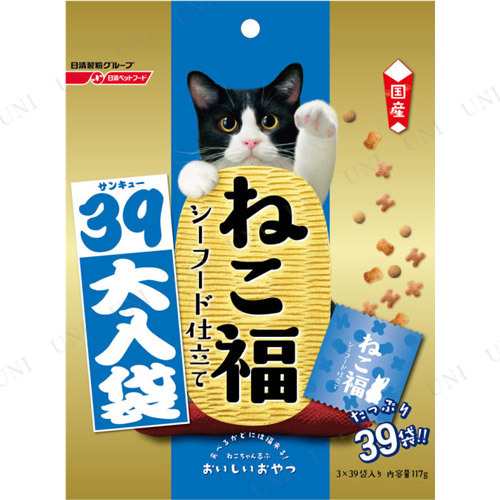 取寄品】 [15点セット] 日清ペットフード ねこ福 39大入り袋