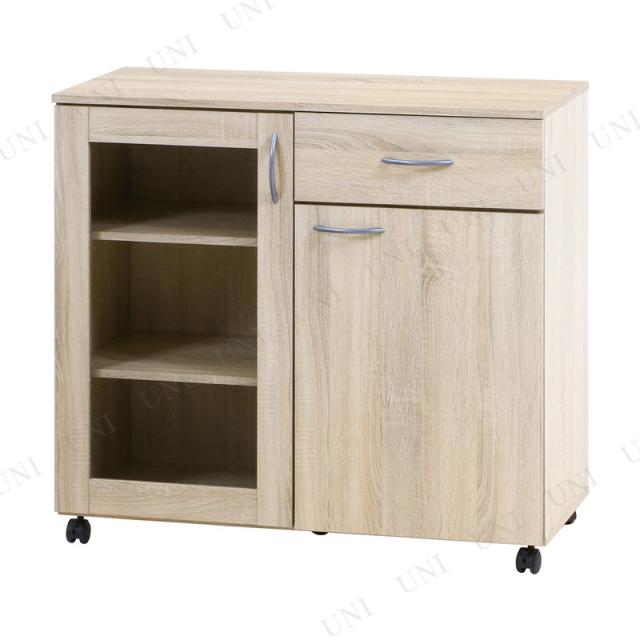キッチン収納キャビネット 90×40cm 【 キッチンラック キッチン用品 台所用品 リビング家具 インテリア雑貨 おしゃれ キッチンワゴン キャスター付き 棚 収納家具 カウンターワゴン 収納台 】