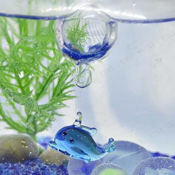 N浮玉イルカブルー 【 ミニチュア 人形 置物 海のいきもの N浮玉イルカブルー 【 ミニチュア 人形 置物 海のいきもの