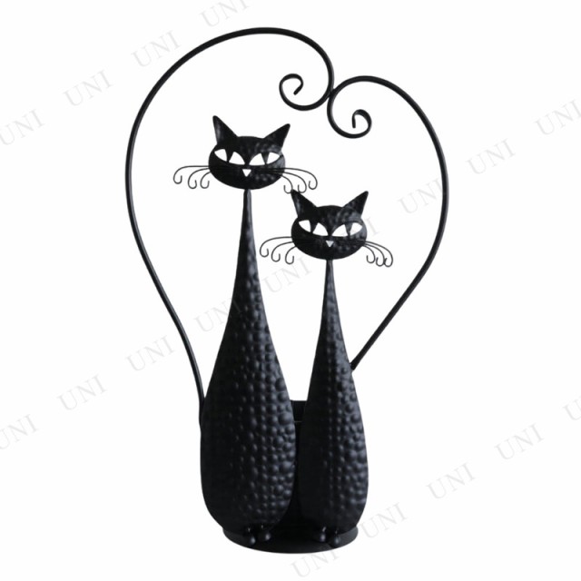 【取寄品】 プランター ネコ 黒 1601IFH018 【 ガーデニング用品 植木鉢 園芸 ポット 】の通販は