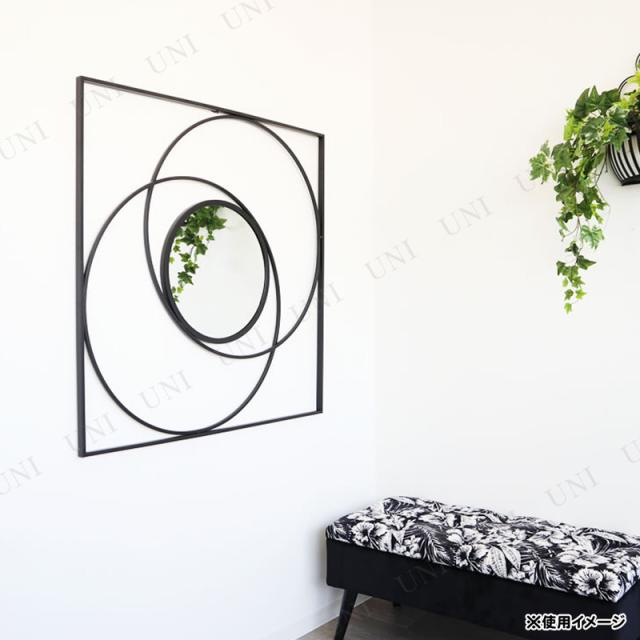 ウォールミラー 大型 アイアン ウォールデコミラー 鏡 ミラー 壁飾り