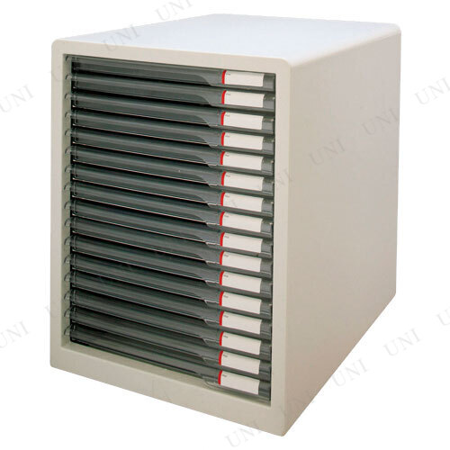 【取寄品】 レターケース 超浅型16段 L-16SSR ライトグレー 【 収納 ラック オフィス用品 棚 オフィス家具 】の通販は