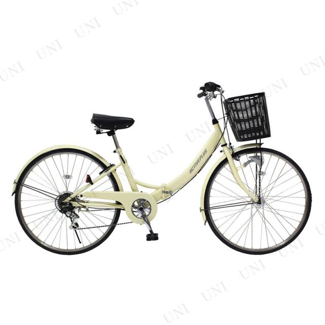 【取寄品】【直送品】 アクティブプラス ノーパンク26インチ折畳みシティサイクル 【 軽量 コンパクト 折りたたみ自転車 】の通販は