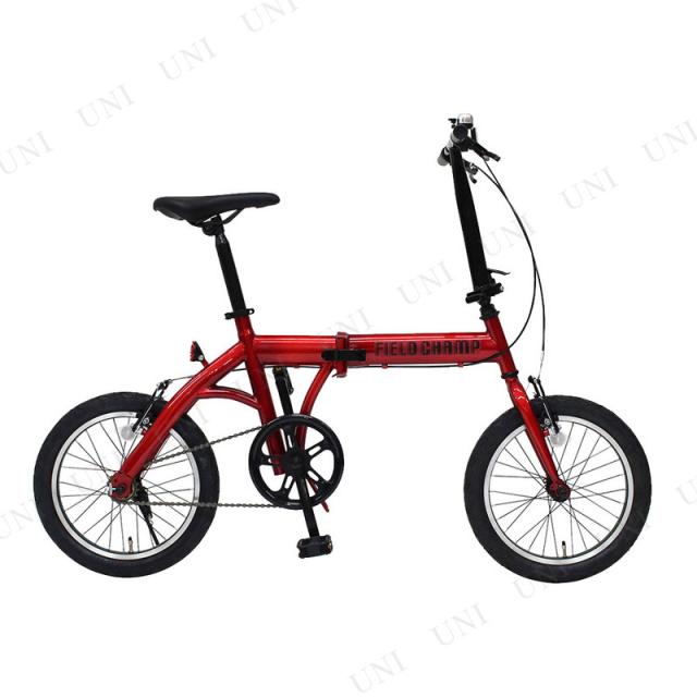 FIELDCHAMP 折りたたみ自転車　レッド　美品 FIELDCHAMP 折りたたみ自転車 レッド 美品