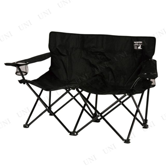 [2点セット] CAPTAIN STAG(キャプテンスタッグ) グラシア イスベンチ(ブラック) UC-1877 【 腰掛 レジャーチェア フォールディングチェア キャンプ用品 折りたたみチェア 折りたたみ椅子 折り畳み アウトドア用品 レジャー用品 アウトドアチェアー スツール 】
