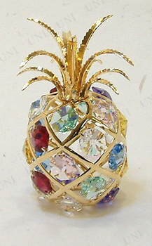 【取寄品】 SWAROVSKI オーナメントシリーズ パイナップル 01334 【 飾り スワロフスキー インテリア雑貨 ガラス細工 置物 ミニチュア 】の通販は