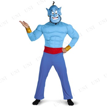 コスプレ 仮装 ディスニー・ジーニーGenie 大人用 XL(42-46) 【 コスプレ 衣装 ハロウィン 仮装 コスチューム ディズニー グッズ 大きい