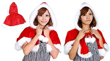 サンタ コスプレ Patymo クリスマス フード付きケープ コスプレ 衣装 レディース 服 ポンチョ ケープ コスチューム 大人用 女性用 仮装 の通販はau Pay マーケット パーティワールド