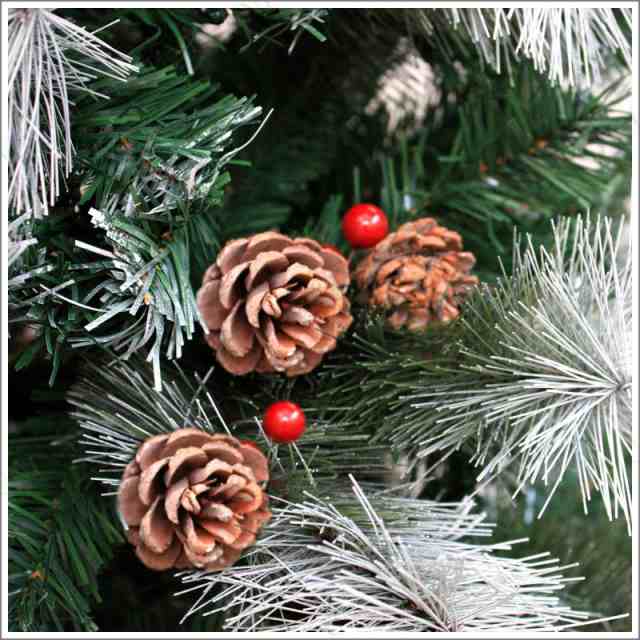 クリスマスツリー 210cmクリスマスツリー ホワイトパイン 松ぼっくり 木の実 装飾 飾り ヌードツリー ホワイトツリー 白 雪の通販はau Pay マーケット パーティワールド
