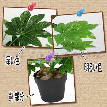 人工観葉植物 ミニヤツデ 45cm 観葉植物 小さい フェイクグリーン ミニ ミニサイズ ミニ観葉植物 インテリアグリーンの通販はau Pay マーケット パーティワールド