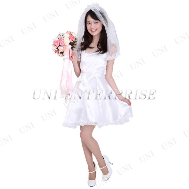 ホワイトピンクフリルドレス ハロウィンコスプレ パーティードレス  