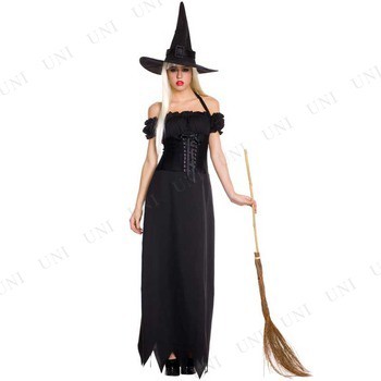 コスプレ 仮装 オフショルダーウィッチ SM 【 コスプレ 衣装 ハロウィン 仮装 コスチューム 魔女 パーティーグッズ レディース 大人用 魔法使い 余興 女性用 ゴシックウィッチ 】の通販は