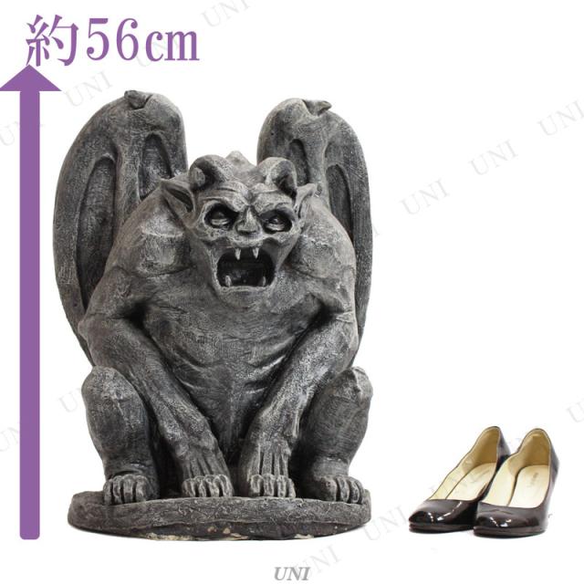 メキシコ製 ガーゴイル像 高さ56cm 天然ゴム系製品 置物 イベント用等