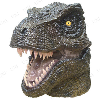 コスプレ 仮装 T-REXティラノサウルスマスク 【 コスプレ 衣装 ハロウィン パーティーグッズ おもしろ かぶりもの 動物 変装グッズ おもしろマスク 動物マスク ハロウィン 衣装 アニマルマスク プチ仮装 面白マスク 】の通販は