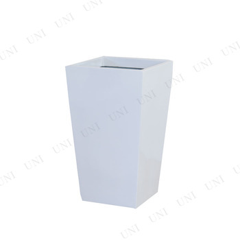 【取寄品】 スクエアーポット L-25型 ホワイト 【 植木鉢 園芸 プランター ガーデニング用品 】の通販は