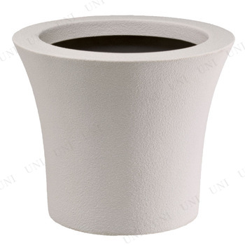 【取寄品】 クラウン CR-51 型 ホワイト 【 プランター ポット 園芸 植木鉢 ガーデニング用品 】の通販は