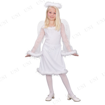 コスプレ 仮装 ヘブンセント 子供用 M 【 コスプレ 衣装 ハロウィン 仮装 コスチューム 子供 天使 パーティーグッズ エンジェル キッズ こども 子ども用 】