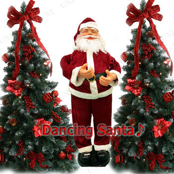 Patymo 130cm踊るダンシングサンタクロース 楽曲ジングルベル・光