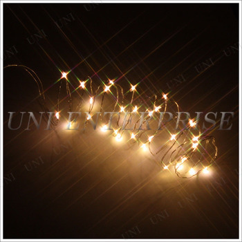 電池式led30球 230cm光イルミネーションライト 温白色 ワイヤーコード 室内 イルミネーションライト クリスマスパーティー パーティーグの通販はau Pay マーケット パーティワールド