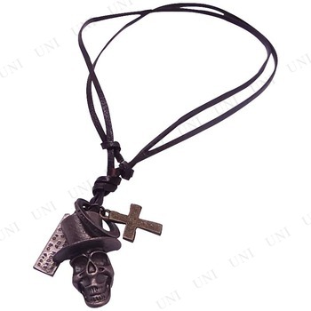 アンティークスタイル レザーネックレス ハットスカル ハット メンズ ネックレス ジュエリー アクセサリー 男性用の通販はau Pay マーケット パーティワールド