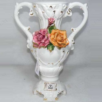 【取寄品】 フラワーベース ゴールドライン 81407 【 生け花 花器 花瓶 インテリア雑貨 】の通販は 15,491円