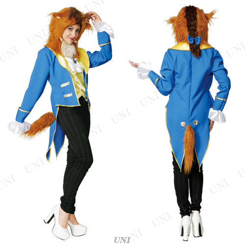 コスプレ 仮装 女性用ビースト 【 余興 ハロウィン 童話 コスチューム 公式 ディズニー レディース おとぎ話 大人用 パーティーグッズ 衣装 正規ライセンス品 美女と野獣 】 コスプレ 仮装 女性用ビースト 【 パーティーグッズ 公式 大人用 衣装