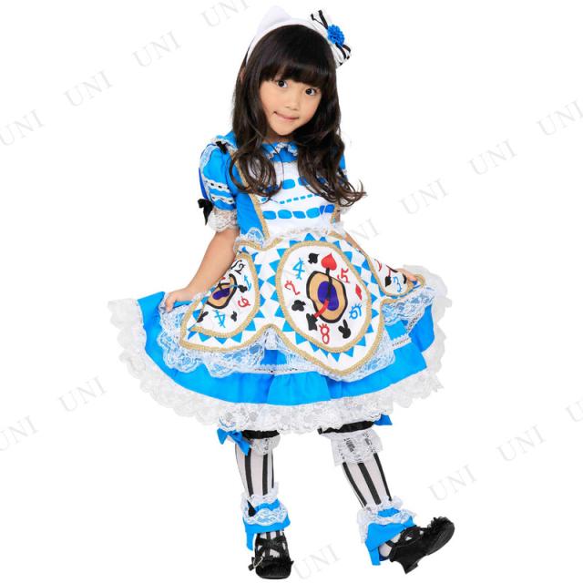 コスプレ 仮装 子ども用アリスキティ/ブルーTod ルービーズジャパン 不思議の国のアリス ハローキティ コスチューム 仮装 コスプレ衣装 キッズ 童話 おとぎ話 子供用Tod ゴシックデザイン リボン付きカチューシャ_1