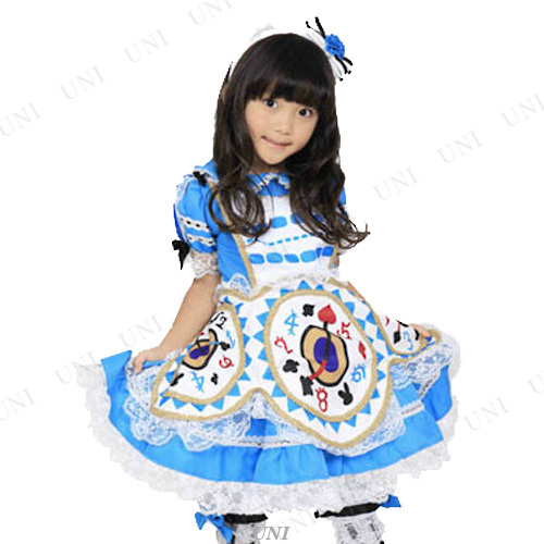 コスプレ 仮装 子ども用アリスキティ/ブルーTod ルービーズジャパン 不思議の国のアリス ハローキティ コスチューム 仮装 コスプレ衣装 キッズ 童話 おとぎ話 子供用Tod ゴシックデザイン リボン付きカチューシャ_3