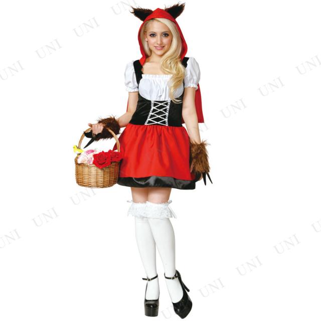 コスプレ 仮装 大人用レッドライディングフード 【 コスプレ 衣装