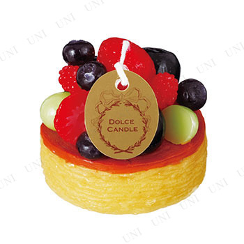 キャンドル ろうそく ドルチェキャンドル フルーツタルト 雑貨 おしゃれ 誕生日 ギフト バースデー 飾り プレゼント お菓子 スイーツ キの通販はau Pay マーケット パーティワールド