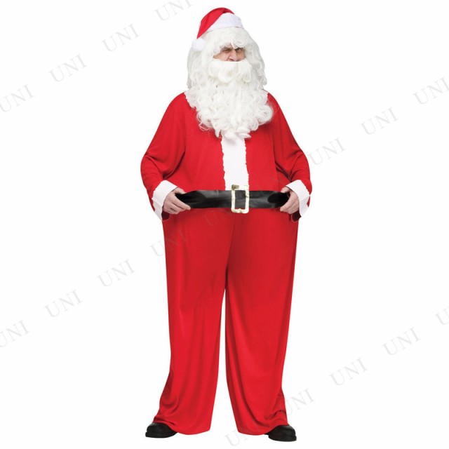 太ったサンタさん 大人用 コスプレ 衣装 仮装 大人 おもしろ クリスマス メンズ サンタコス 男性用 おもしろコスチューム 笑える ウケる の通販はau Pay マーケット パーティワールド