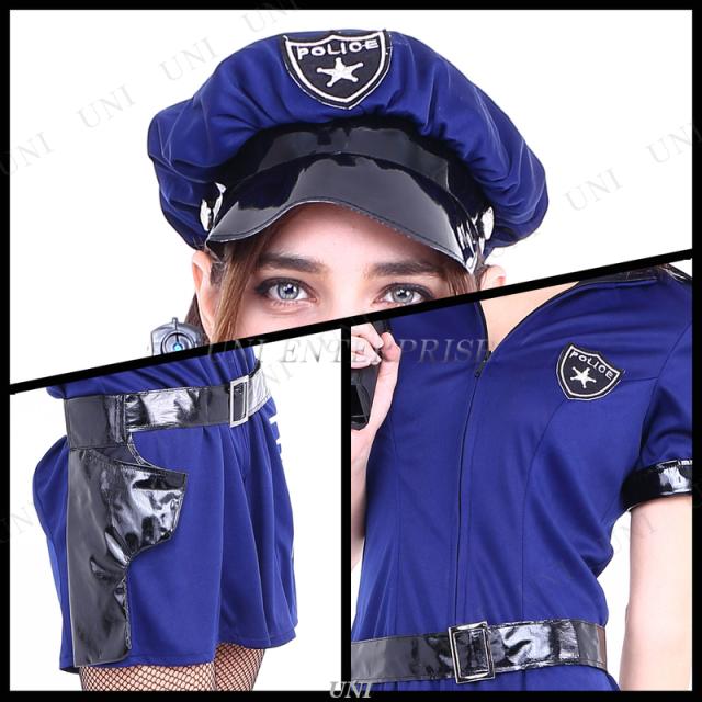 コスプレ 仮装  コスプレ ポリス CLUB QUEEN Navy Police(ネイビーポリス) 【 コスプレ 衣装 ハロウィン 仮装 コスチューム ol ポリス 警察 婦警 大人用 レディース 警察官 ハロウィン スワット 婦人警官 パーティーグッズ 女性用 余興 】の通販は