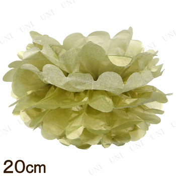 2点セット] パピエフルール 20cm ゴールド 【 おしゃれ パーティー