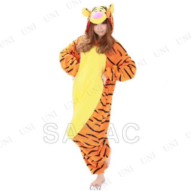 コスプレ 仮装 SAZAC(サザック) パイル着ぐるみ ティガー 【 コスプレ