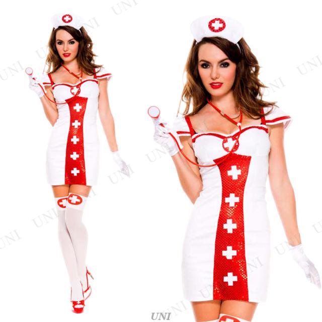 コスプレ 仮装  コスプレ ナース ベッドサイド・ビューティーナース SM 【 コスプレ 衣装 ハロウィン 仮装 レディース コスチューム ナース服 女性用 看護婦 パーティーグッズ 女医 看護師 余興 大人用 】