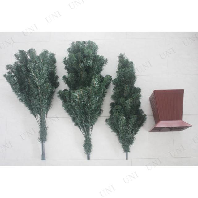 クリスマスツリー 180cm カナディアンクリスマスツリー 四角ポット付き 東京ローソク製造 サイズ別 151~180cm 3分割式_3