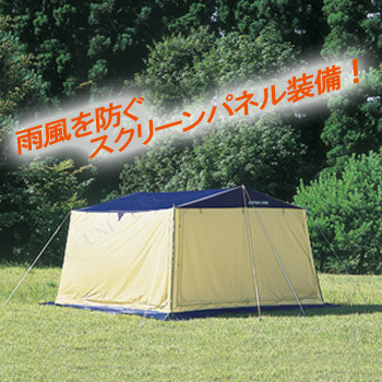 新品】ラニーメッシュタープテントキャンプアウトドア5〜6人用