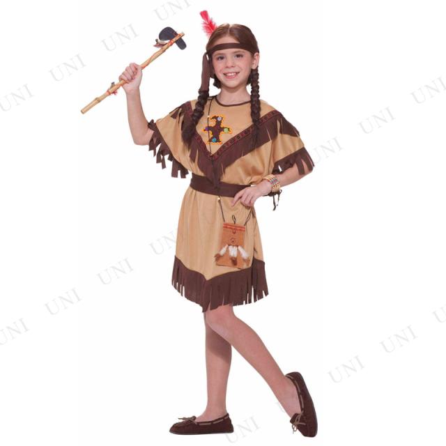 コスプレ 仮装 ネイティブアメリカン・プリンセス 子供用 L