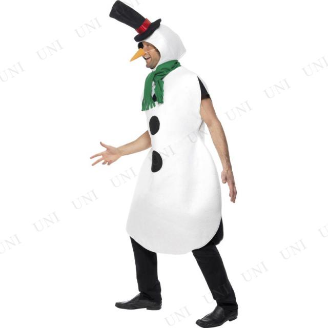 スノーマンコスチューム Smiffys 着ぐるみ クリスマス衣装 レディース 雪だるま Mサイズ 大人 後ろ面ファスナー留 ドライクリーニングのみ_1