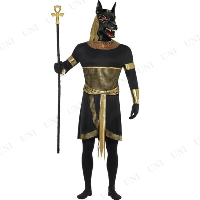 コスプレ 仮装 アヌビス 大人用 M 【 コスプレ ハロウィン 仮装 コスチューム 民族衣装 エジプト 余興 伝統衣装 ファラオ 男性用 ツタンカーメン ナイル パーティーグッズ メンズ エジプト文明 エジプト王 】