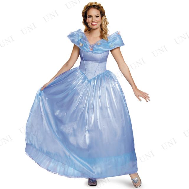 [残り1点] コスプレ 仮装 シンデレラ 劇場版 ウルトラプレステージ 大人用 M(8-10) 【 コスプレ 衣装 ハロウィン 仮装 コスチューム ステージ レディース パーティーグッズ おとぎ話 女性用 童話 余興 】