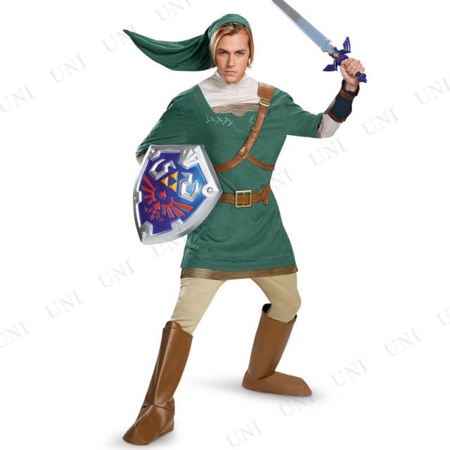 コスプレ 仮装 リンク プレステージ 大人用 M(38-40) Disguise ゼルダの伝説 コスプレ衣装 仮装 大人用M(38-40) ハロウィン ヘッドピース付き ブーツカバー付き