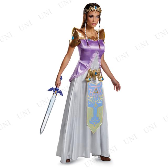 コスプレ 仮装 ゼルダ姫DX ティーン用 Jr(7-9) 【 コスプレ 衣装 ハロウィン 仮装 コスチューム アニメ 大人用 余興 ゲームキャラ レディース キャラクター ゼルダの伝説 女性用 パーティーグッズ 正規ライセンス品 】の通販は 12,683円