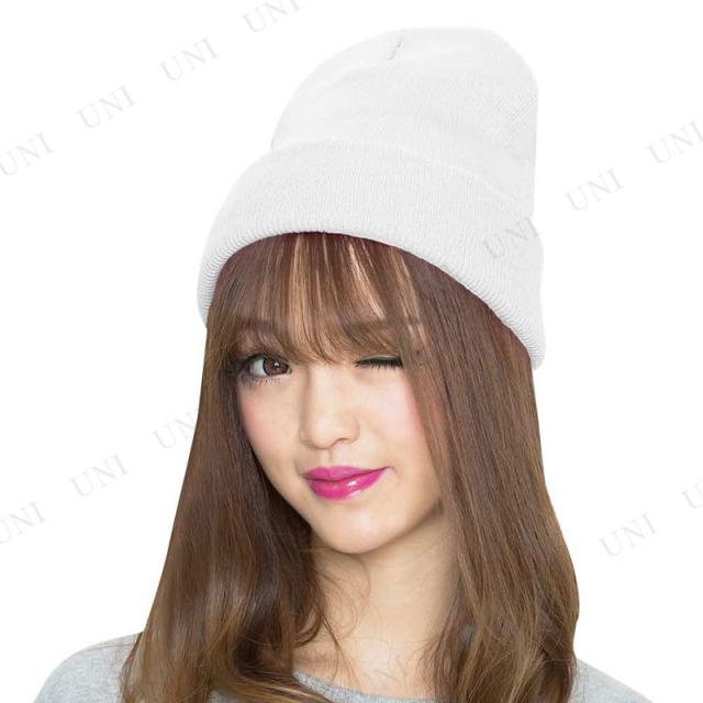 カラフルニットキャップ ホワイト 雑貨 おしゃれ 帽子 レディース キャップ ファッション ハット アパレル 女性用の通販はau Pay マーケット パーティワールド