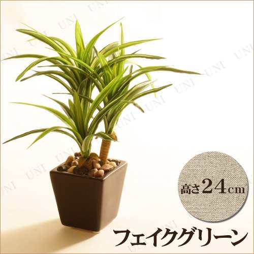 取寄品 人工観葉植物 ユッカ 小さい ミニサイズ ミニ観葉植物 フェイクグリーン インテリアグリーンの通販はau Pay マーケット パーティワールド