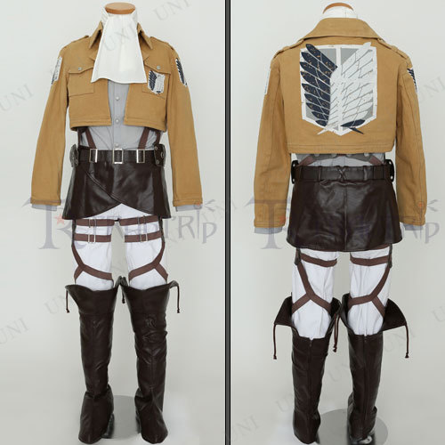 コスプレ 仮装 進撃の巨人 調査兵団コスチュームセット リヴァイver ユニセックスl コスプレ 衣装 ハロウィン 仮装 メンズ アニメ 大人の通販はau Pay マーケット パーティワールド