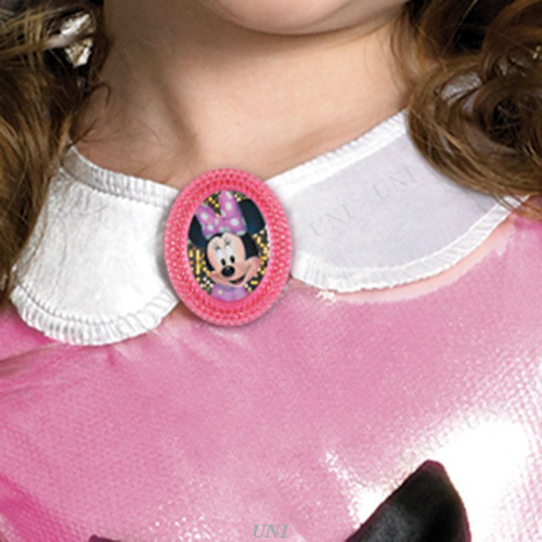 コスプレ 仮装 ピンクミニーマウス グローインザダーク ドットドレス 女の子用 S(4-6x) Disguise ディズニー コスチューム 仮装 コスプレ衣装 キッズ ミッキー&フレンズ 子供用S(4-6x) ハロウィン ドット柄 蓄光_3